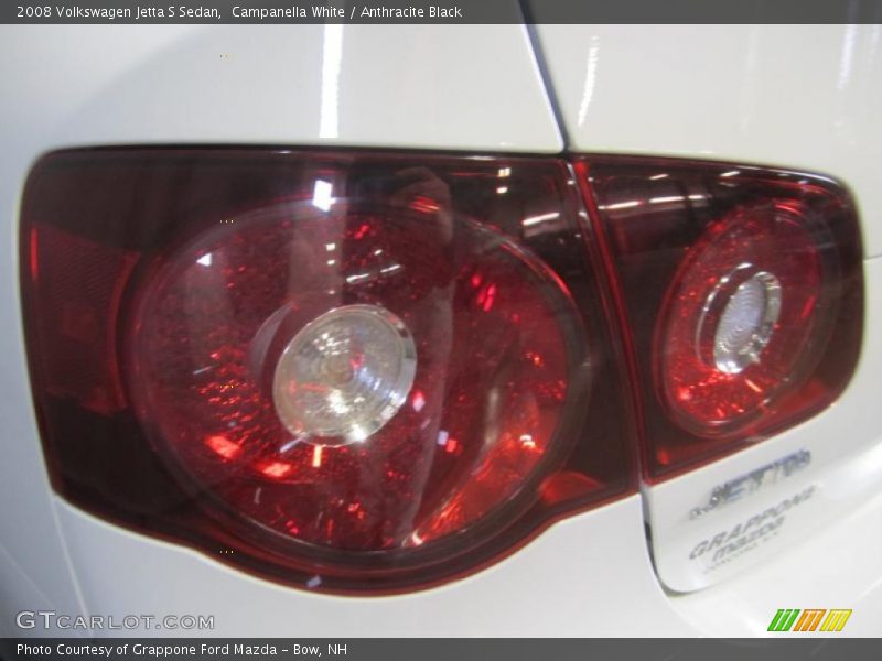 Campanella White / Anthracite Black 2008 Volkswagen Jetta S Sedan