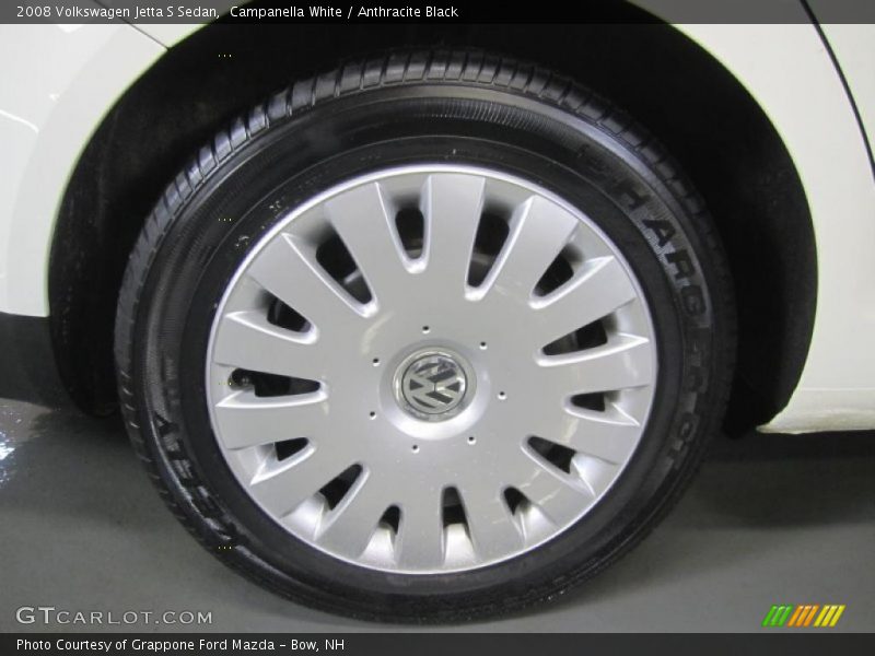 Campanella White / Anthracite Black 2008 Volkswagen Jetta S Sedan