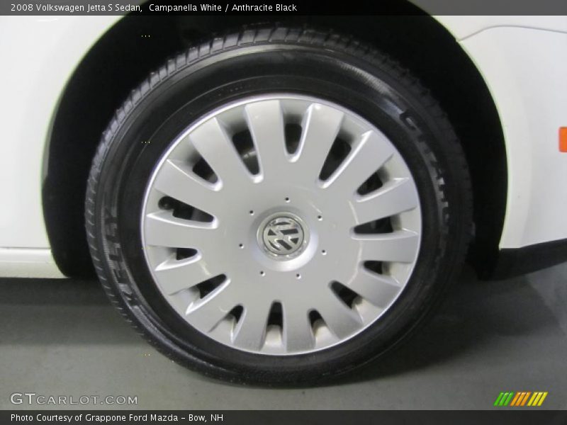 Campanella White / Anthracite Black 2008 Volkswagen Jetta S Sedan