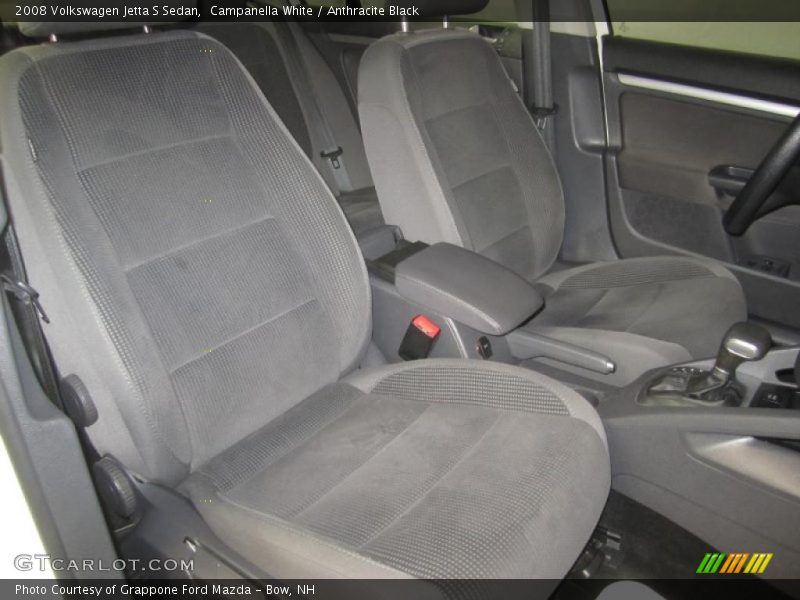 Campanella White / Anthracite Black 2008 Volkswagen Jetta S Sedan