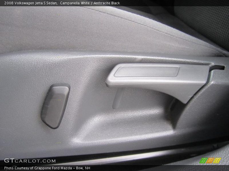Campanella White / Anthracite Black 2008 Volkswagen Jetta S Sedan