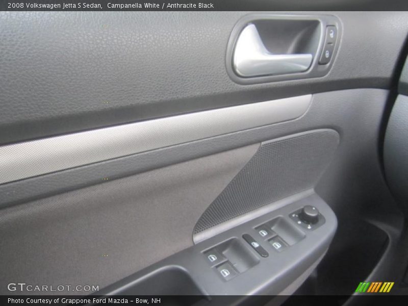 Campanella White / Anthracite Black 2008 Volkswagen Jetta S Sedan