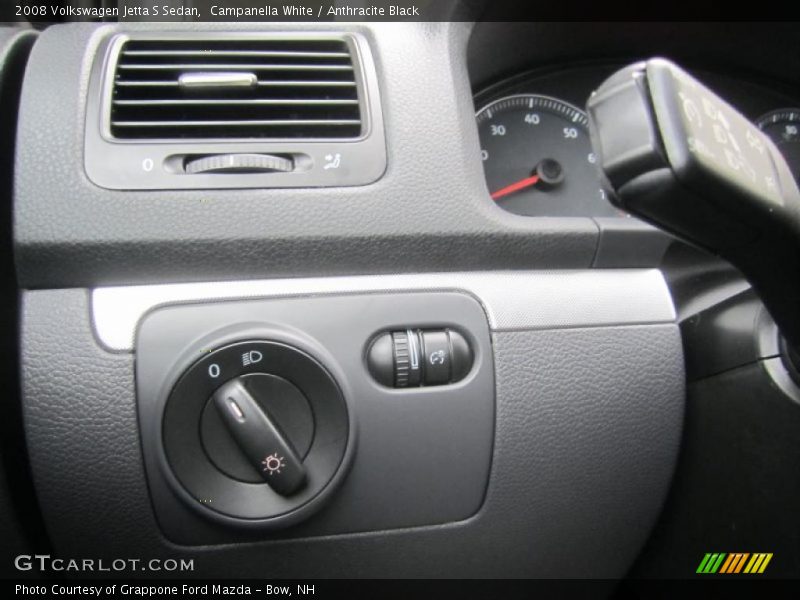 Campanella White / Anthracite Black 2008 Volkswagen Jetta S Sedan