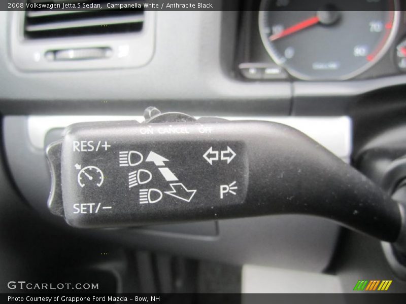 Campanella White / Anthracite Black 2008 Volkswagen Jetta S Sedan