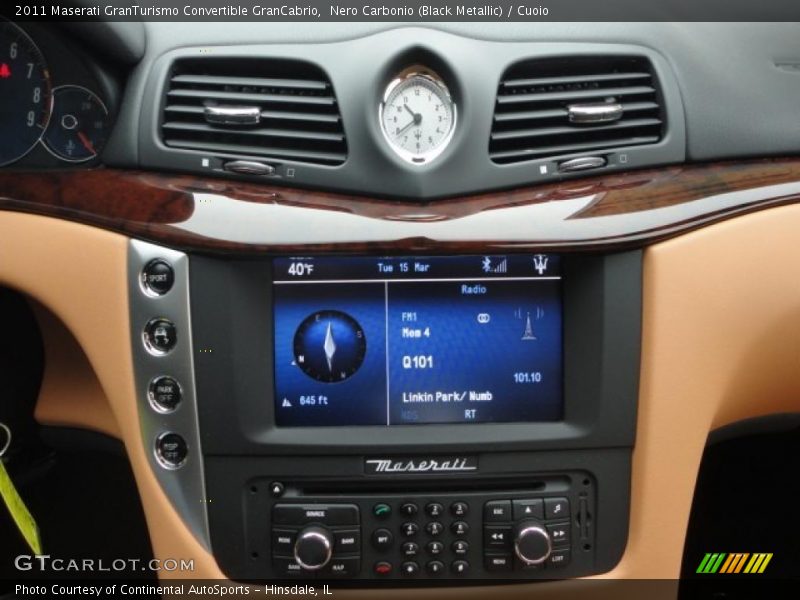 Controls of 2011 GranTurismo Convertible GranCabrio