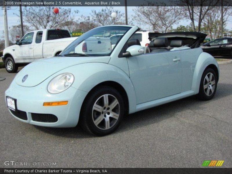 Front 3/4 View of 2006 New Beetle 2.5 Convertible