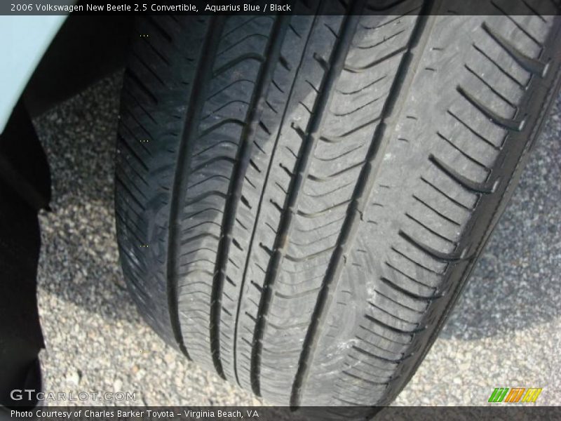Aquarius Blue / Black 2006 Volkswagen New Beetle 2.5 Convertible