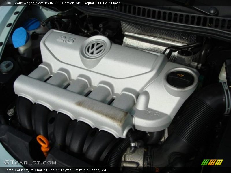  2006 New Beetle 2.5 Convertible Engine - 2.5L DOHC 20V Inline 5 Cylinder