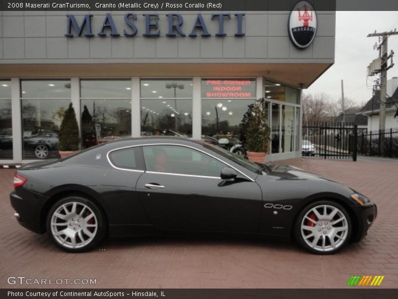 Granito (Metallic Grey) / Rosso Corallo (Red) 2008 Maserati GranTurismo