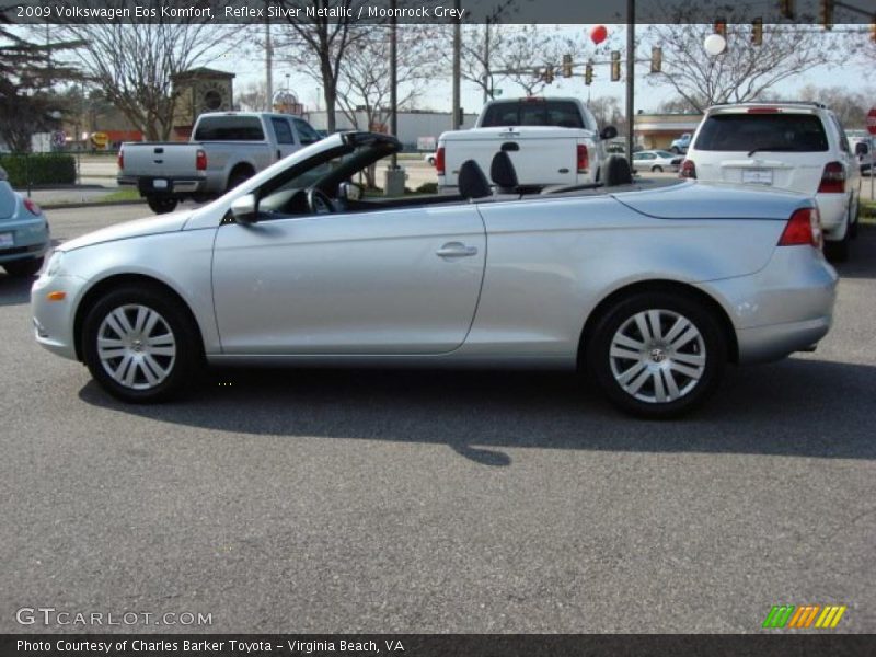 Reflex Silver Metallic / Moonrock Grey 2009 Volkswagen Eos Komfort