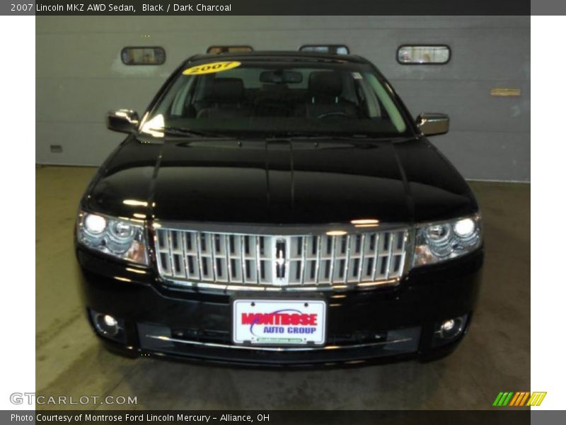 Black / Dark Charcoal 2007 Lincoln MKZ AWD Sedan