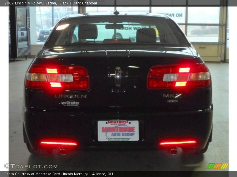 Black / Dark Charcoal 2007 Lincoln MKZ AWD Sedan