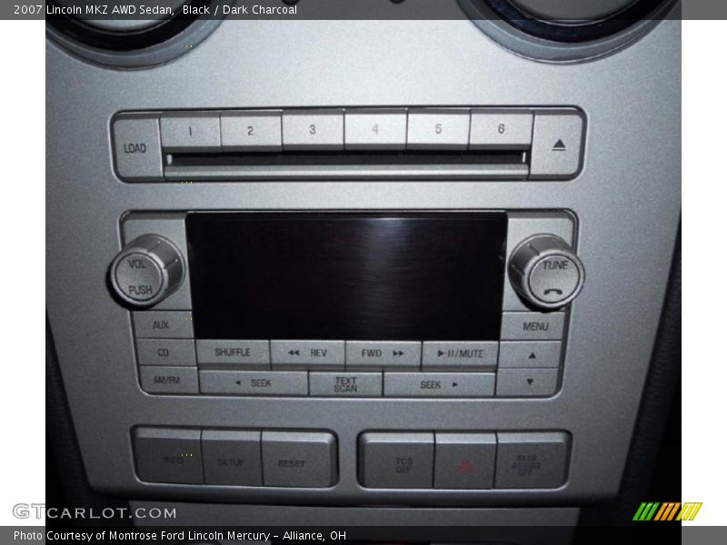 Black / Dark Charcoal 2007 Lincoln MKZ AWD Sedan