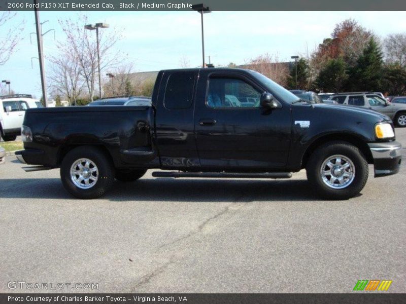 Black / Medium Graphite 2000 Ford F150 XLT Extended Cab