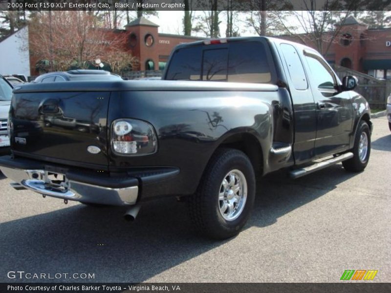 Black / Medium Graphite 2000 Ford F150 XLT Extended Cab