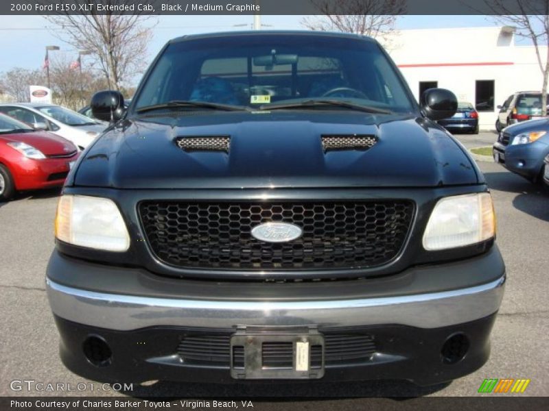 Black / Medium Graphite 2000 Ford F150 XLT Extended Cab