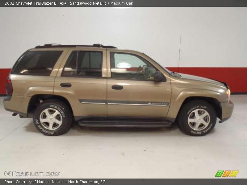 Sandalwood Metallic / Medium Oak 2002 Chevrolet TrailBlazer LT 4x4