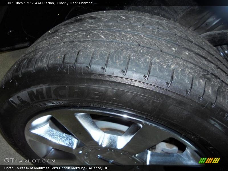 Black / Dark Charcoal 2007 Lincoln MKZ AWD Sedan