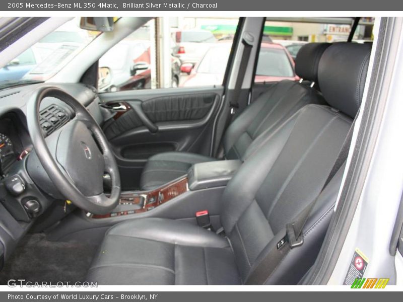 Brilliant Silver Metallic / Charcoal 2005 Mercedes-Benz ML 350 4Matic
