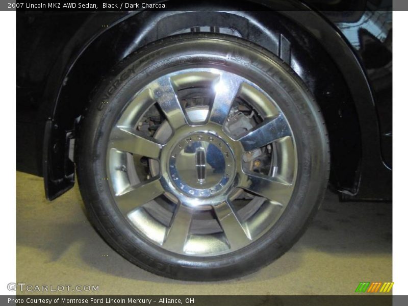 Black / Dark Charcoal 2007 Lincoln MKZ AWD Sedan
