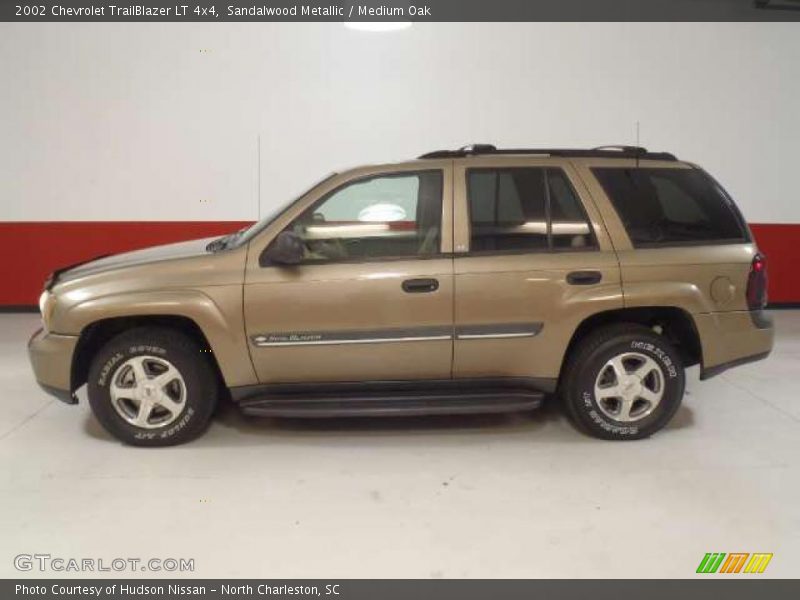 Sandalwood Metallic / Medium Oak 2002 Chevrolet TrailBlazer LT 4x4