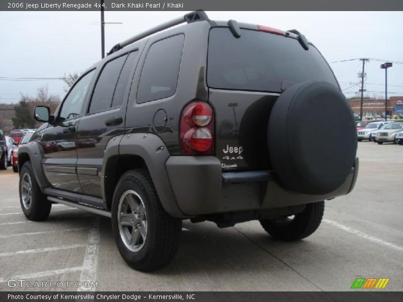 Dark Khaki Pearl / Khaki 2006 Jeep Liberty Renegade 4x4