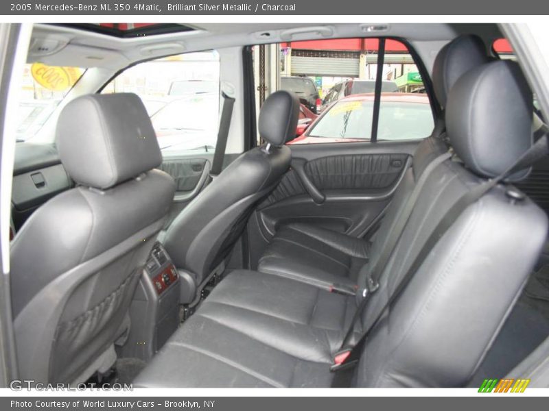 Brilliant Silver Metallic / Charcoal 2005 Mercedes-Benz ML 350 4Matic