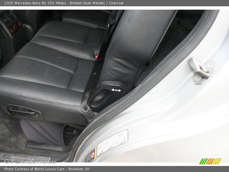 Brilliant Silver Metallic / Charcoal 2005 Mercedes-Benz ML 350 4Matic
