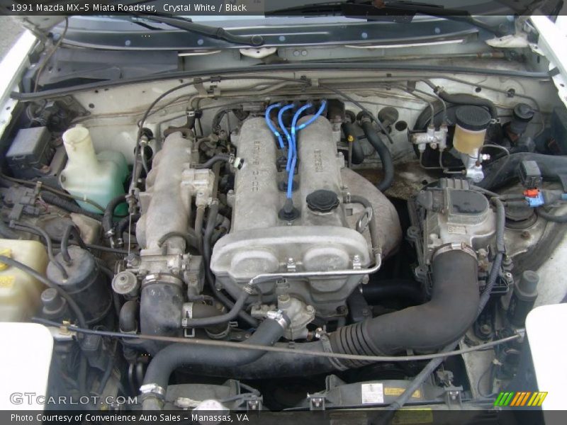  1991 MX-5 Miata Roadster Engine - 1.6 Liter DOHC 16-Valve 4 Cylinder
