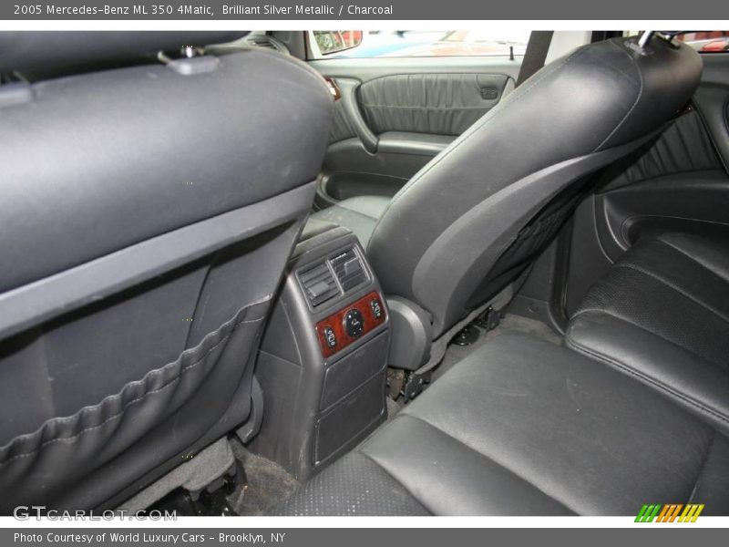 Brilliant Silver Metallic / Charcoal 2005 Mercedes-Benz ML 350 4Matic
