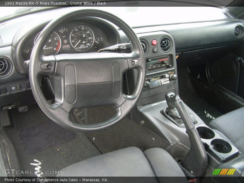 Black Interior - 1991 MX-5 Miata Roadster 