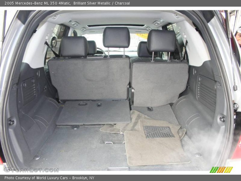 Brilliant Silver Metallic / Charcoal 2005 Mercedes-Benz ML 350 4Matic
