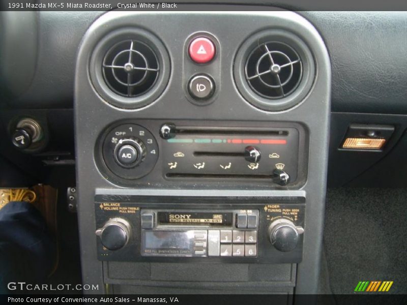 Controls of 1991 MX-5 Miata Roadster