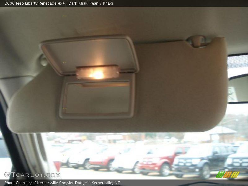 Dark Khaki Pearl / Khaki 2006 Jeep Liberty Renegade 4x4