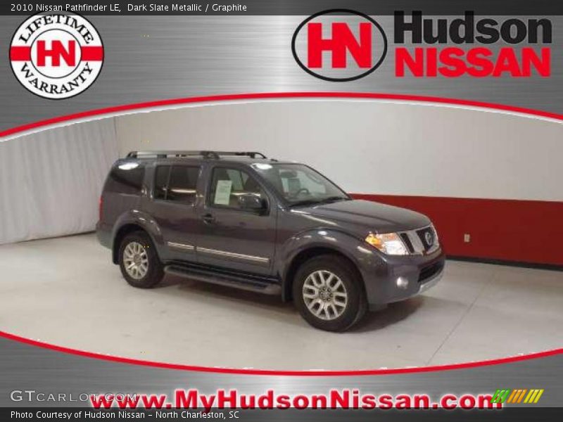 Dark Slate Metallic / Graphite 2010 Nissan Pathfinder LE