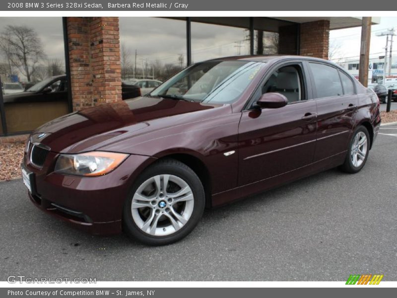 Barbera Red Metallic / Gray 2008 BMW 3 Series 328xi Sedan