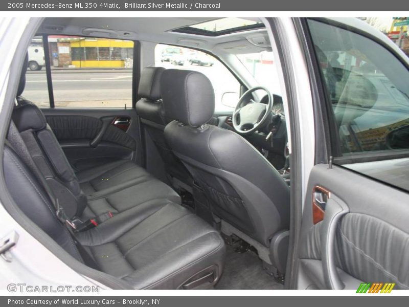 Brilliant Silver Metallic / Charcoal 2005 Mercedes-Benz ML 350 4Matic