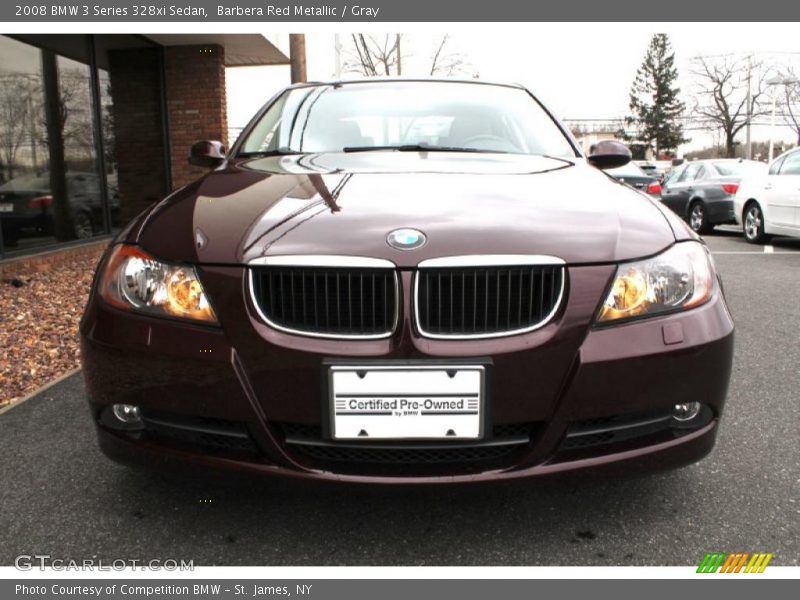 Barbera Red Metallic / Gray 2008 BMW 3 Series 328xi Sedan