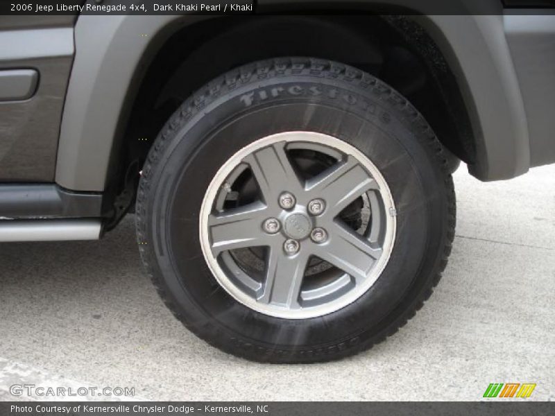 Dark Khaki Pearl / Khaki 2006 Jeep Liberty Renegade 4x4