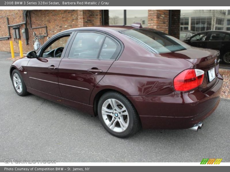 Barbera Red Metallic / Gray 2008 BMW 3 Series 328xi Sedan
