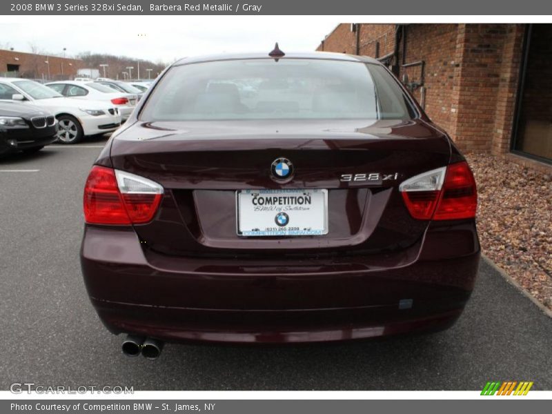 Barbera Red Metallic / Gray 2008 BMW 3 Series 328xi Sedan