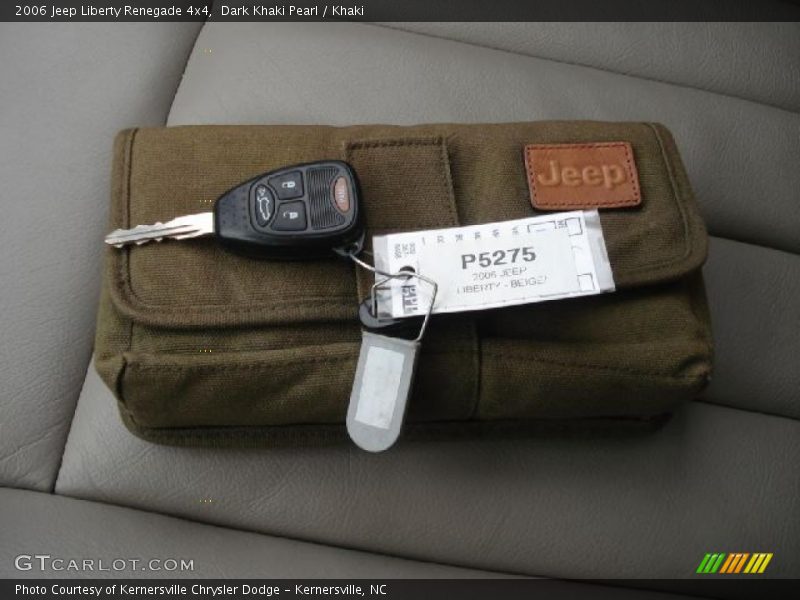 Dark Khaki Pearl / Khaki 2006 Jeep Liberty Renegade 4x4