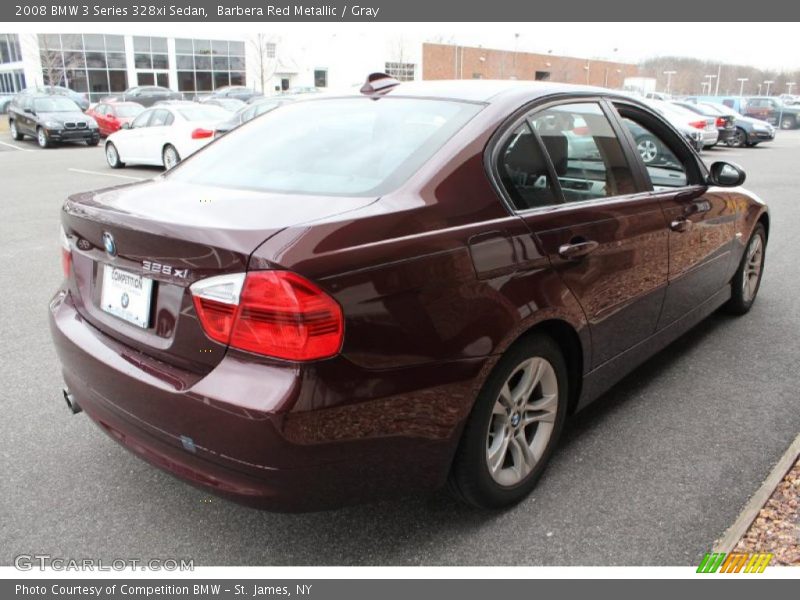 Barbera Red Metallic / Gray 2008 BMW 3 Series 328xi Sedan
