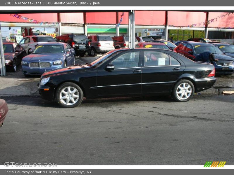 Black / Java 2005 Mercedes-Benz S 500 4Matic Sedan