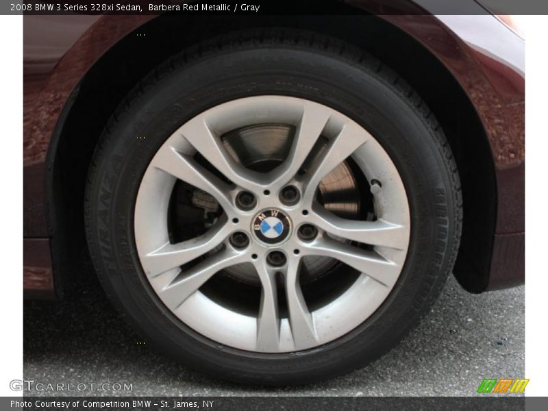 Barbera Red Metallic / Gray 2008 BMW 3 Series 328xi Sedan