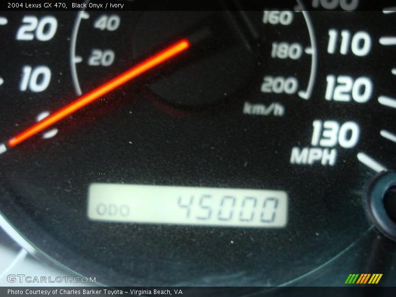 Black Onyx / Ivory 2004 Lexus GX 470