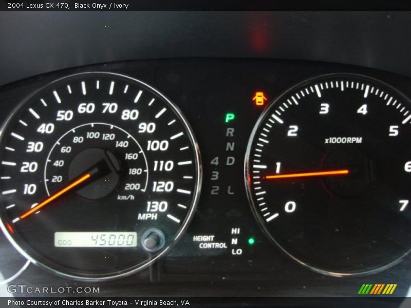 Black Onyx / Ivory 2004 Lexus GX 470
