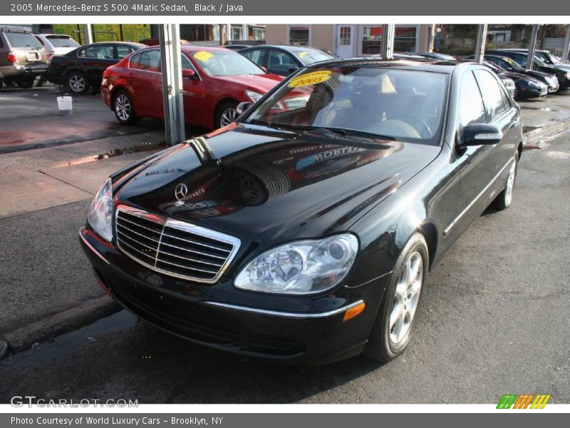 Black / Java 2005 Mercedes-Benz S 500 4Matic Sedan