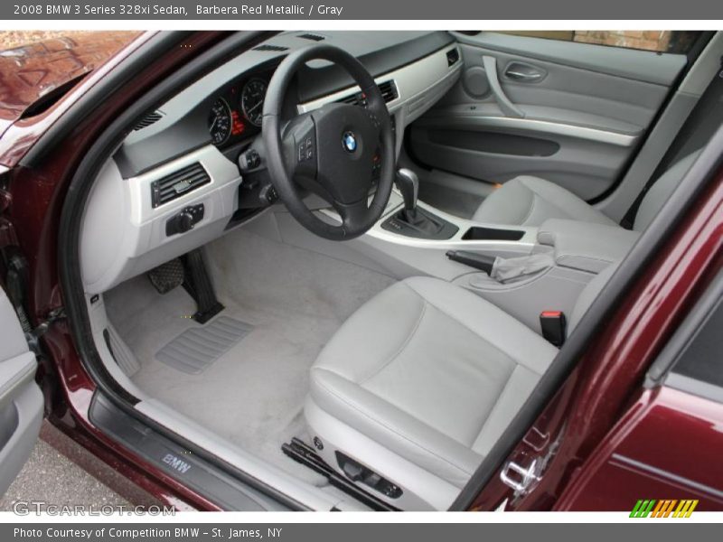 Barbera Red Metallic / Gray 2008 BMW 3 Series 328xi Sedan