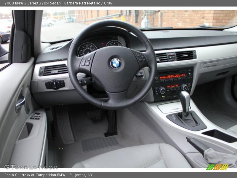 Barbera Red Metallic / Gray 2008 BMW 3 Series 328xi Sedan